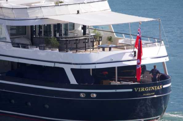 26 July 2020 - 09-24-14
No trouble with social distancing in that bar.
----------------------
62 metre superyacht Virginian arrives in Dartmouth